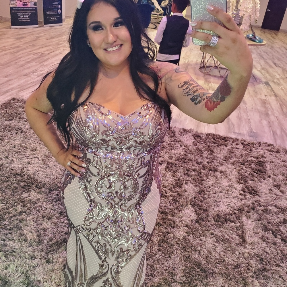 Beautiful formal sequin gown